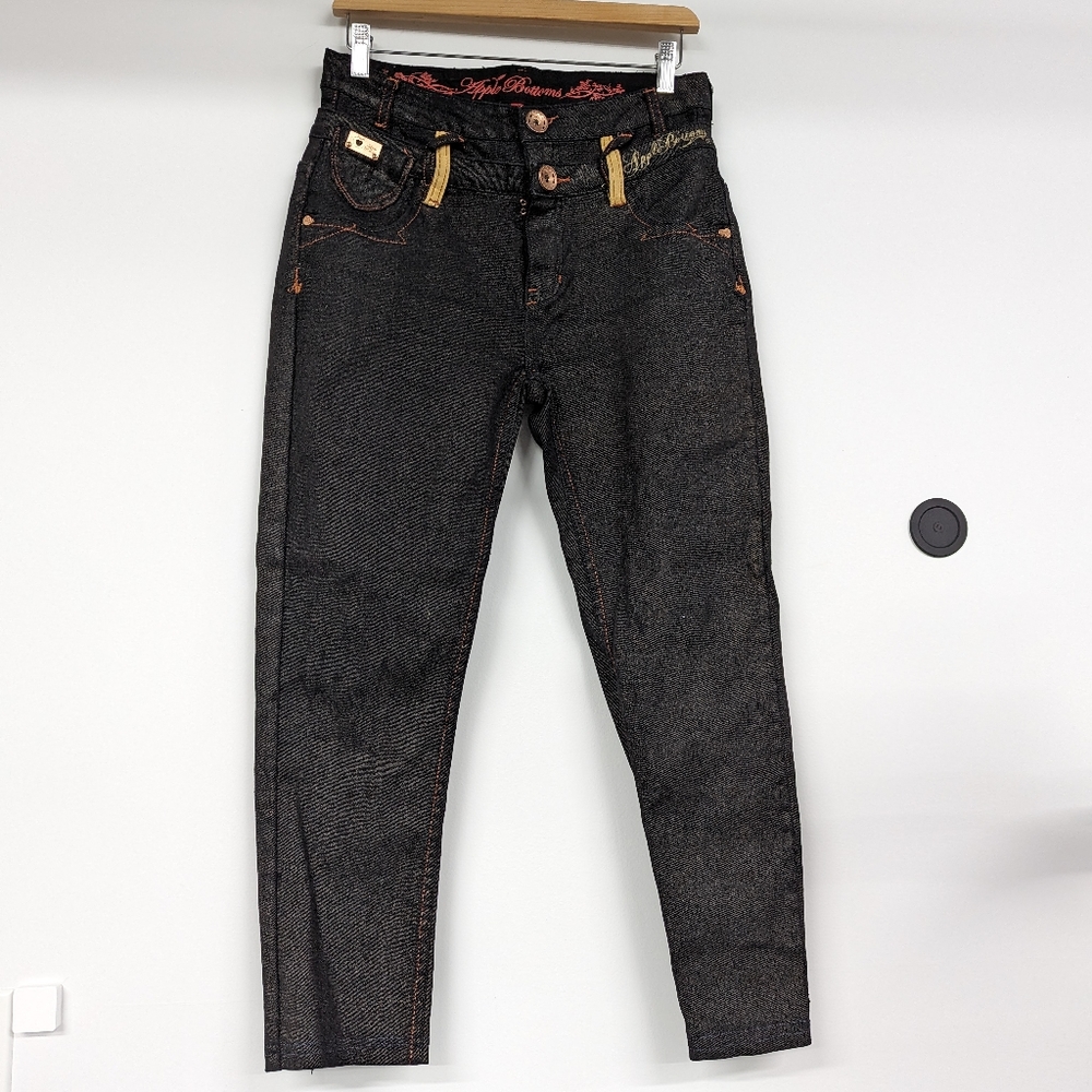 Vintage Apple Bottoms Jeans Y2K Retro Women Size 9/10 Crop